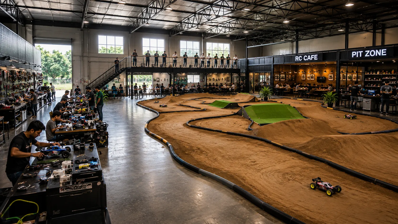 RC arena and experience zone solutions