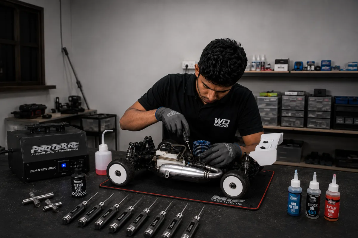 RC nitro engine tuning service