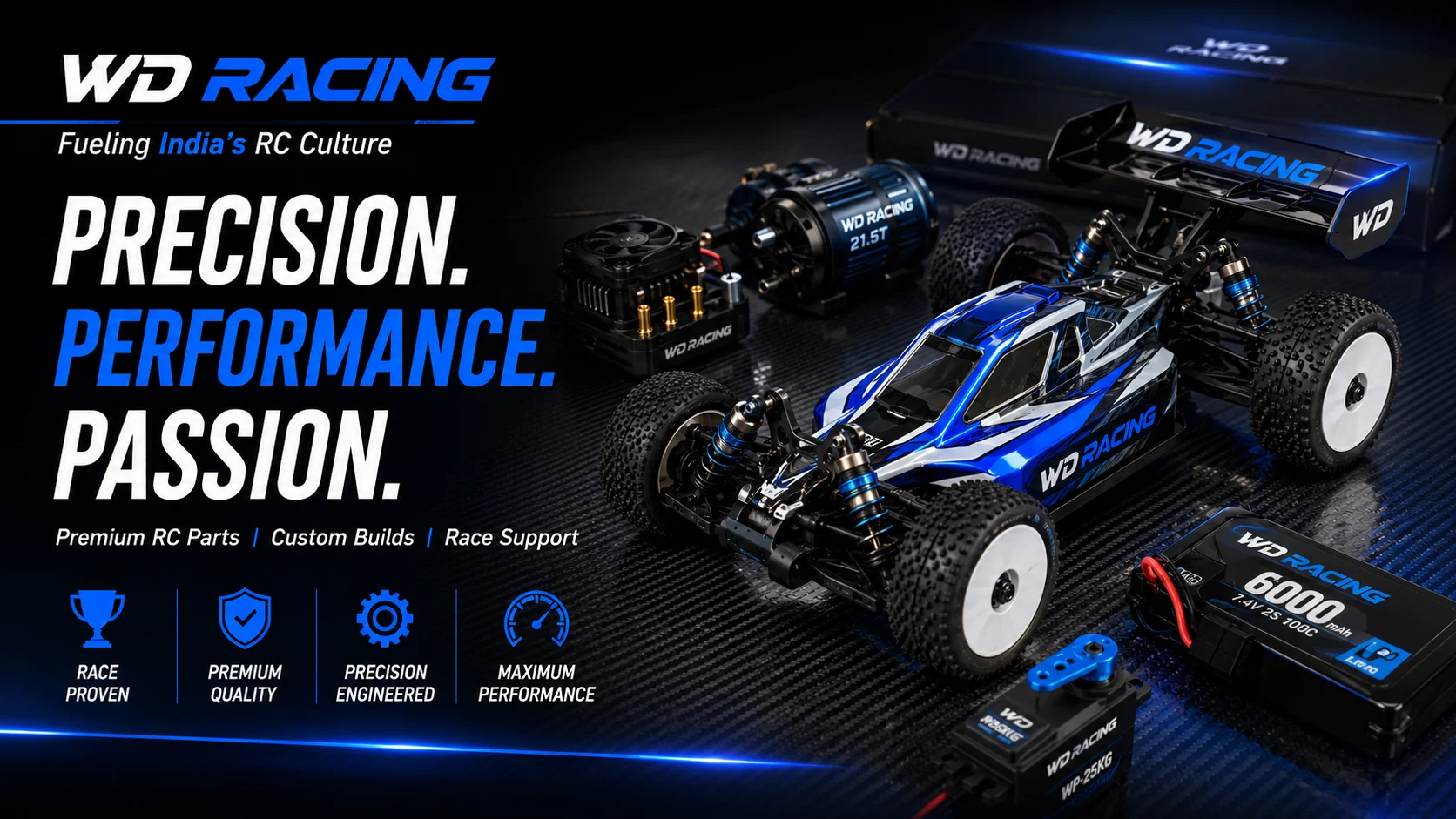 Ready to RUN or Build Custom Kits — WD Racing
