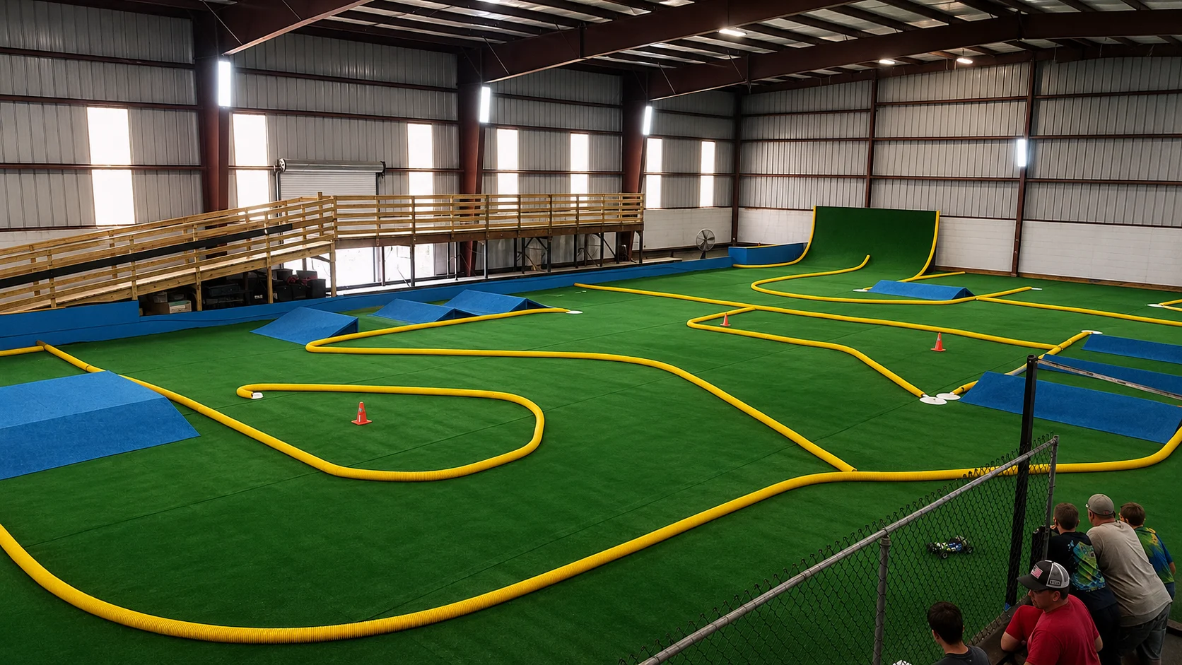 Indoor RC training arena layout