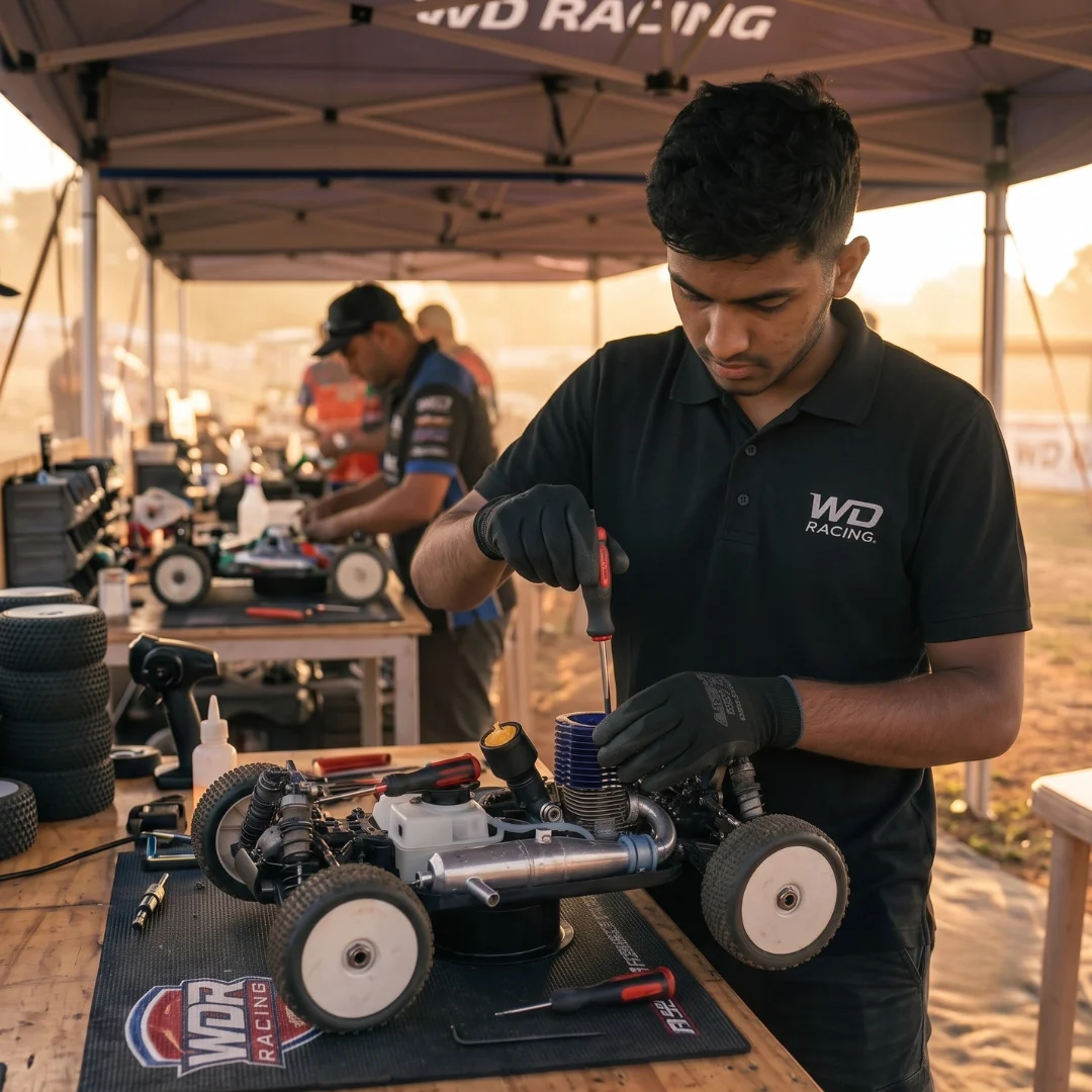 RC nitro engine tuning for racing performance