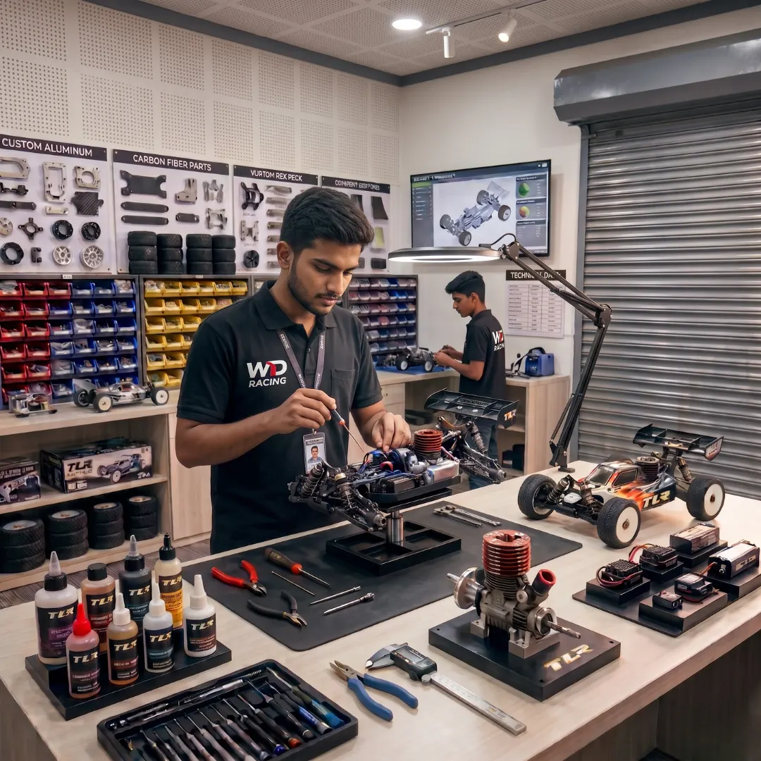 RC nitro buggy inspection and maintenance service